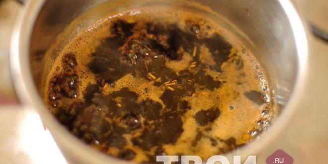 Рецепт курицы в кофейной глазури, запеченная с овощами