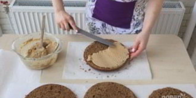 Рецепт очень простого кофейного торта