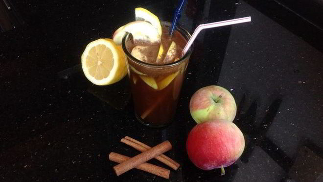 Рецепт Коктейля яблочного с корицей