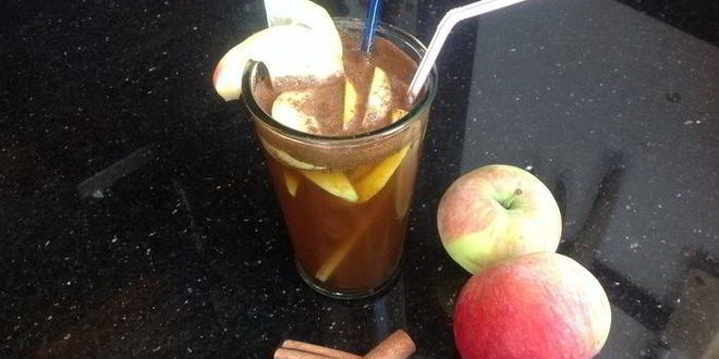 Рецепт коктейля яблочного с корицей