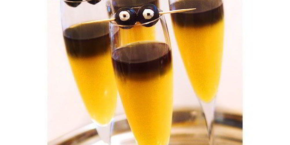 Как приготовить коктейль гоблинская мимоза на хэллоуин