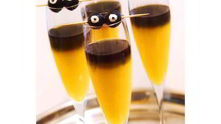 Рецепт Коктейля Гоблинская мимоза на Хэллоуин