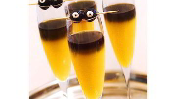 Рецепт Коктейля Гоблинская мимоза на Хэллоуин