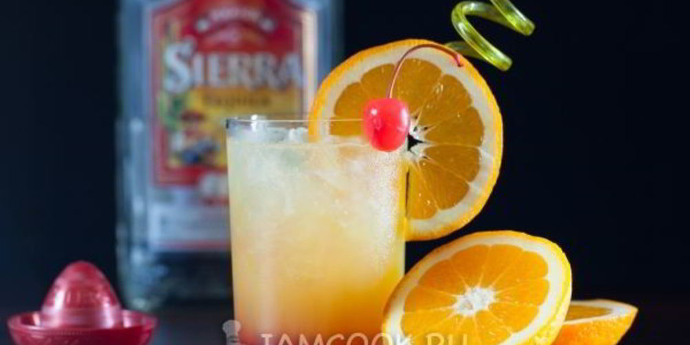 Как приготовить коктейль текила санрайз