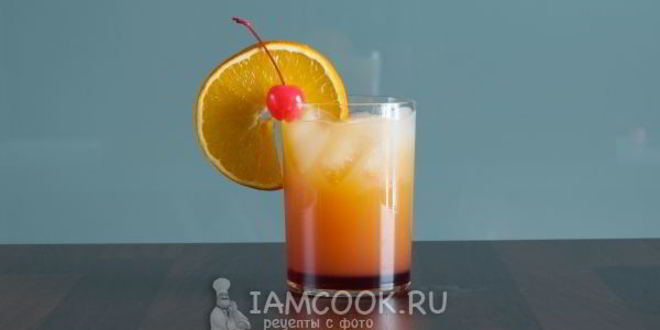 Рецепт коктейля текила санрайз