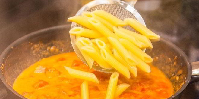 Рецепт пенне с водкой