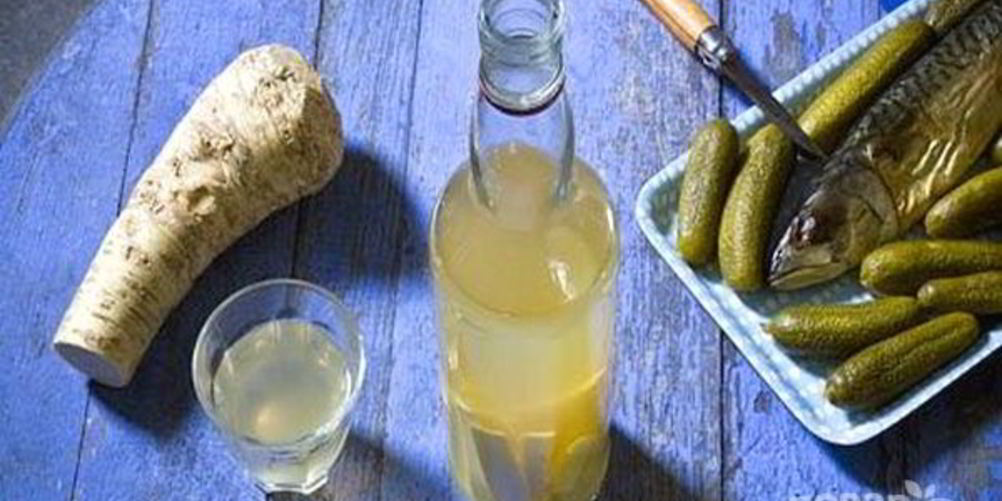 Как приготовить водку на хрене