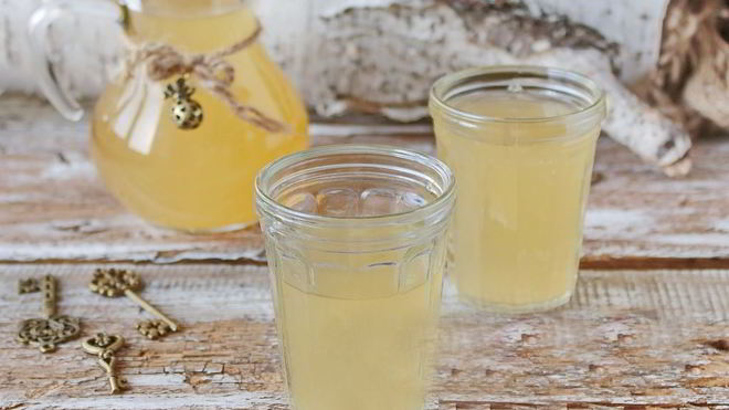 Рецепт Березового кваса без дрожжей