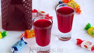 Рецепт Ликера клюквенного