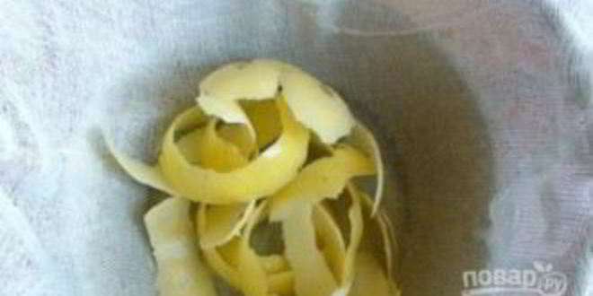 Рецепт лимонного ликера