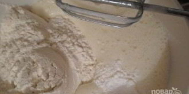 Рецепт бисквита на лимонаде с газом