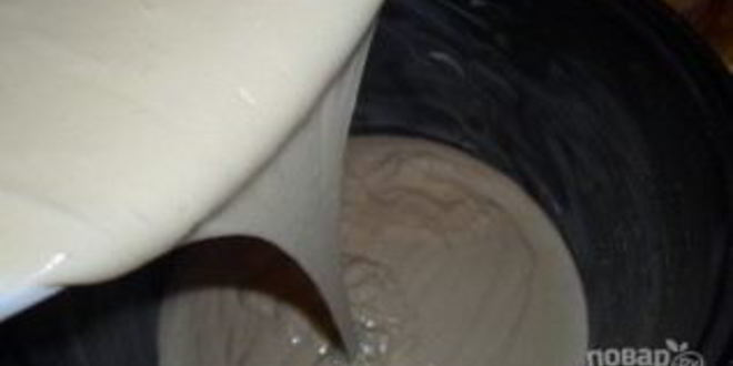 Рецепт бисквита на лимонаде с газом