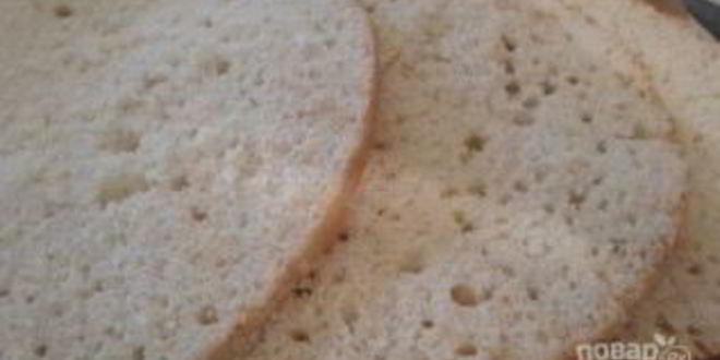 Рецепт бисквита на лимонаде с газом