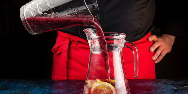 Рецепт лимонада из голубики с кардамоном