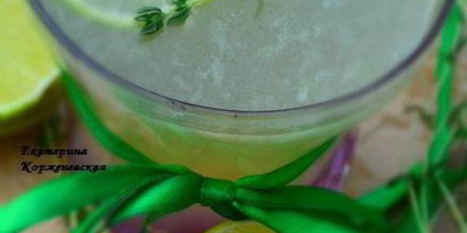 Рецепт лимонада с тимьяном и лаймом