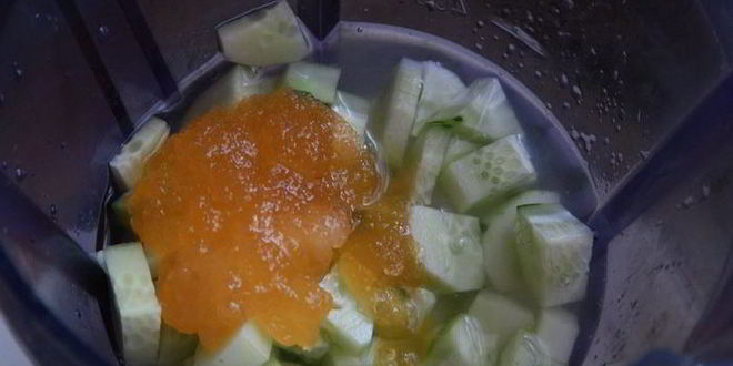 Рецепт медово-огуречного лимонад