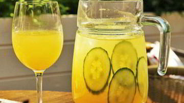 Рецепт Огуречно-апельсинового лимонад