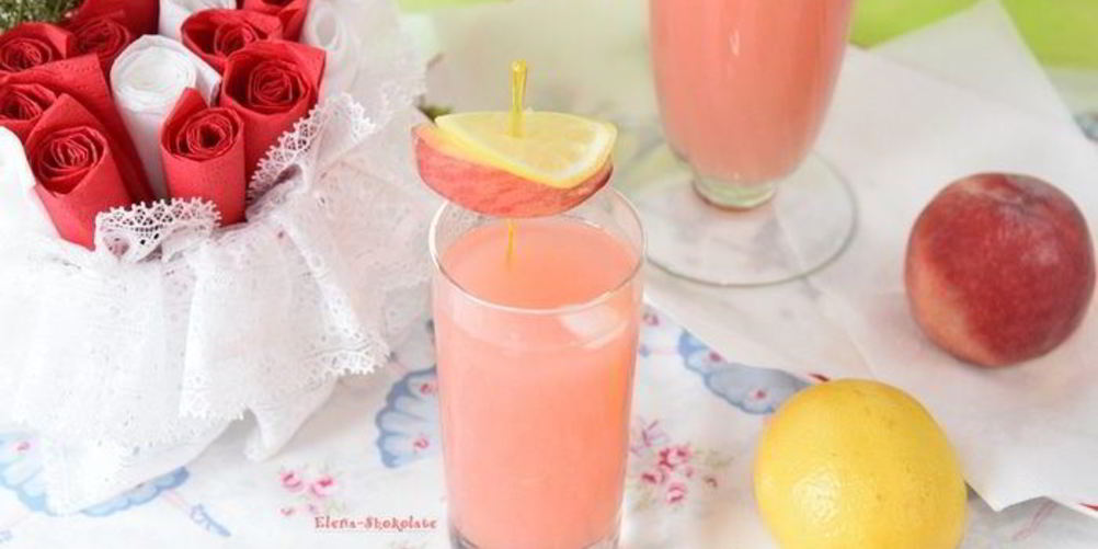 Как приготовить персиковый лимонад