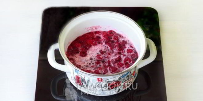 Рецепт малинового сиропа