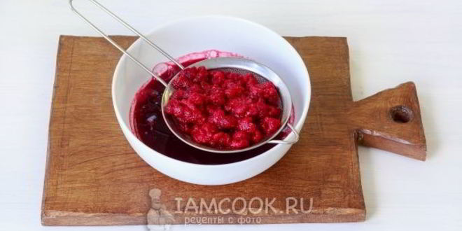 Рецепт малинового сиропа