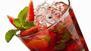 Рецепт Гранатового Мохито с лаймом