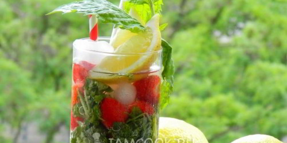 Как приготовить клубничный мохито, безалкогольный