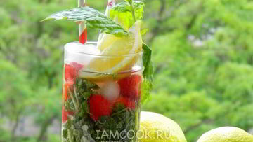 Рецепт Клубничного мохито, безалкогольного