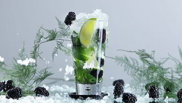 Рецепт Мохито ежевичного