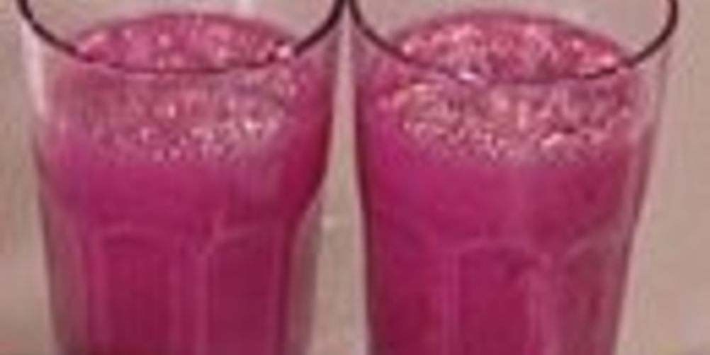 Как приготовить молочный коктейль со свеклой