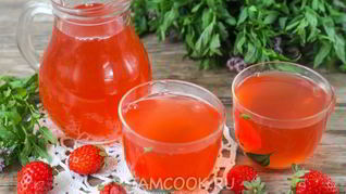 Рецепт Клубничного морса