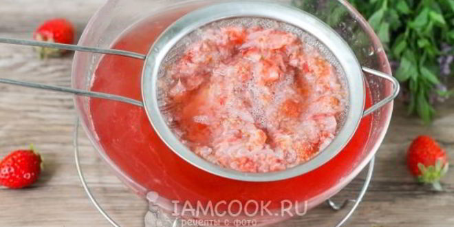 Рецепт клубничного морса