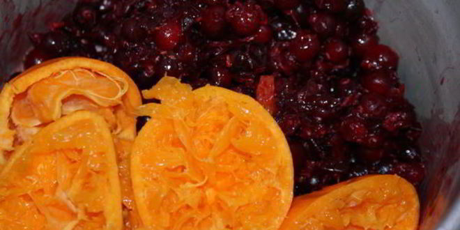 Рецепт клюквенно-мандаринового морс