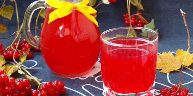 Рецепт морса из калины