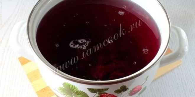 Рецепт морса из вишни