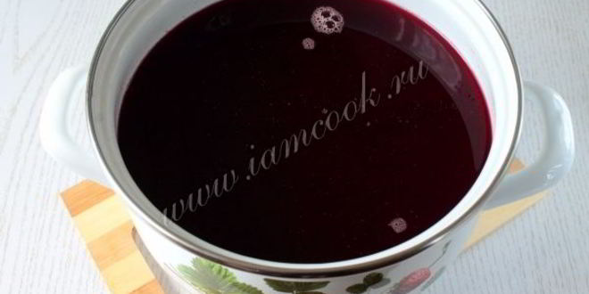 Рецепт морса из вишни