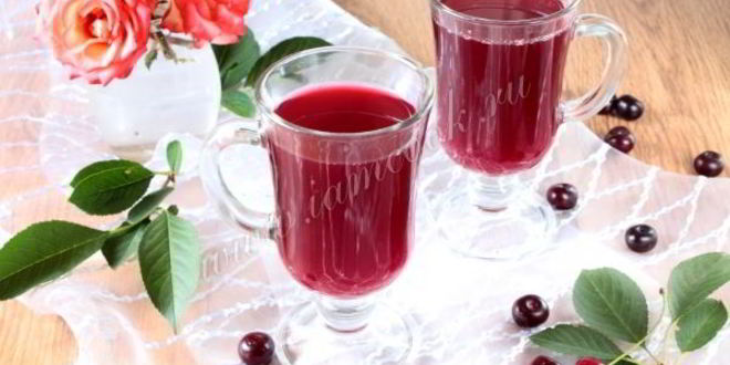 Рецепт морса из вишни