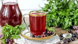 Рецепт Морса из замороженной черной смородины