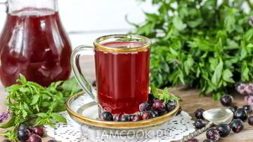 Рецепт Морса из замороженной черной смородины