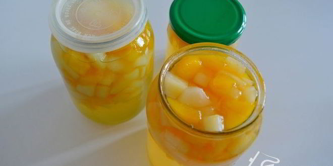 Рецепт персикового морса