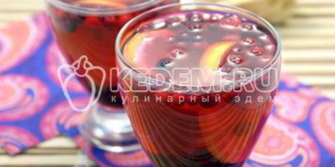 Рецепт витаминного морса