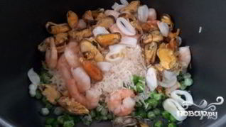 Рецепт Морского коктейля на пару