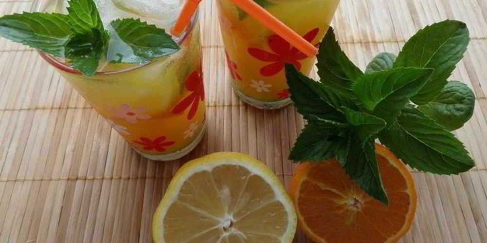 Как приготовить мятно-цитрусовый напиток освежающий