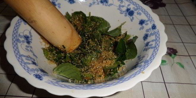 Рецепт мятна-цитрусового напиток освежающий