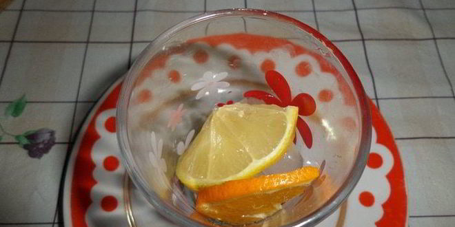 Рецепт мятна-цитрусового напиток освежающий