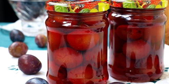 Рецепт слив в сиропе на зиму