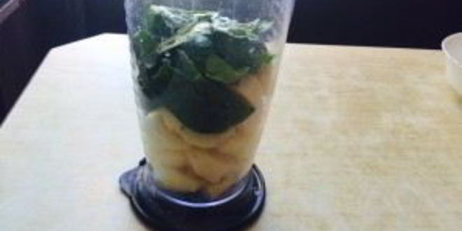 Рецепт бананова-яблочного смузи