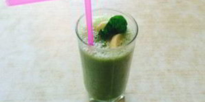 Рецепт бананова-яблочного смузи