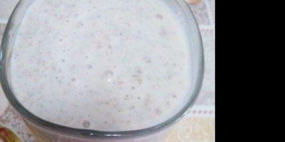 Как приготовить банановый смузи с миндалем, клетчаткой и овсянкой