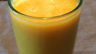 Рецепт Мандаринова-ананасового смузи с гречневыми хлопьями