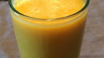 Рецепт Мандаринова-ананасового смузи с гречневыми хлопьями